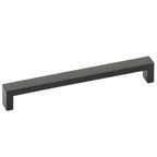 Emtek Jaladera de Gabinete Keaton — Negro Mate