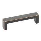 Emtek Jaladera de Gabinete Keaton — Bronce Aceitado