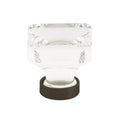 Emtek Perilla Lido de Vidrio — Bronce Aceitado