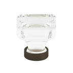 Emtek Perilla Lido de Vidrio — Bronce Aceitado