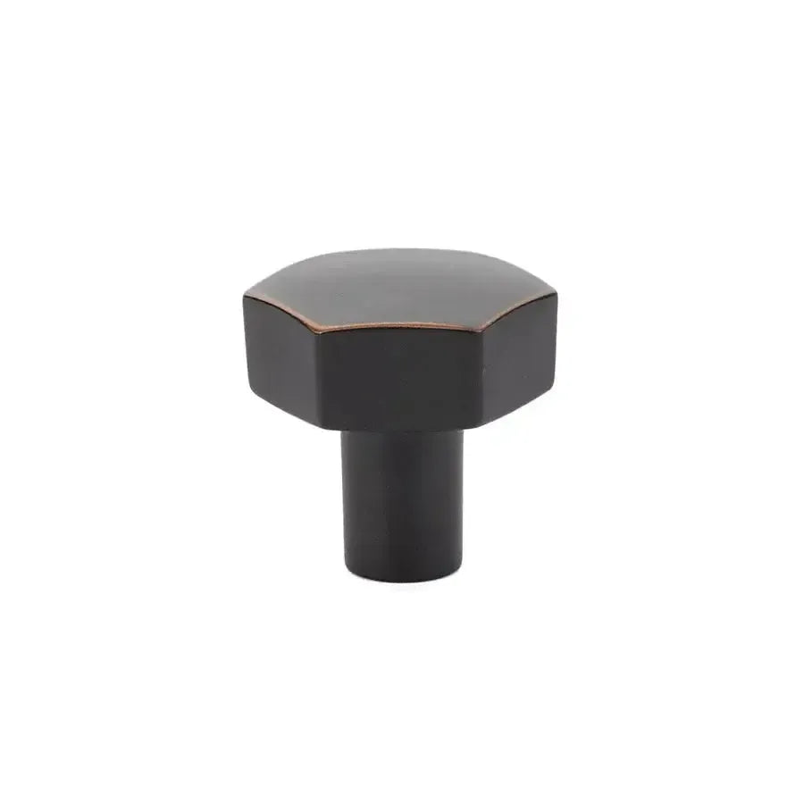 Emtek Perilla Mod Hex — Bronce Aceitado