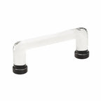 Emtek Jaladera Moderna de Vidrio, 4" cc — Bronce Aceitado