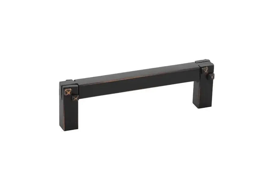 Emtek Jaladera Mortise Tenon — Bronce Aceitado