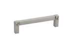 Emtek Jaladera Mortise Tenon — Níquel Satinado