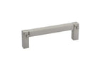 Emtek Jaladera Mortise Tenon — Níquel Satinado