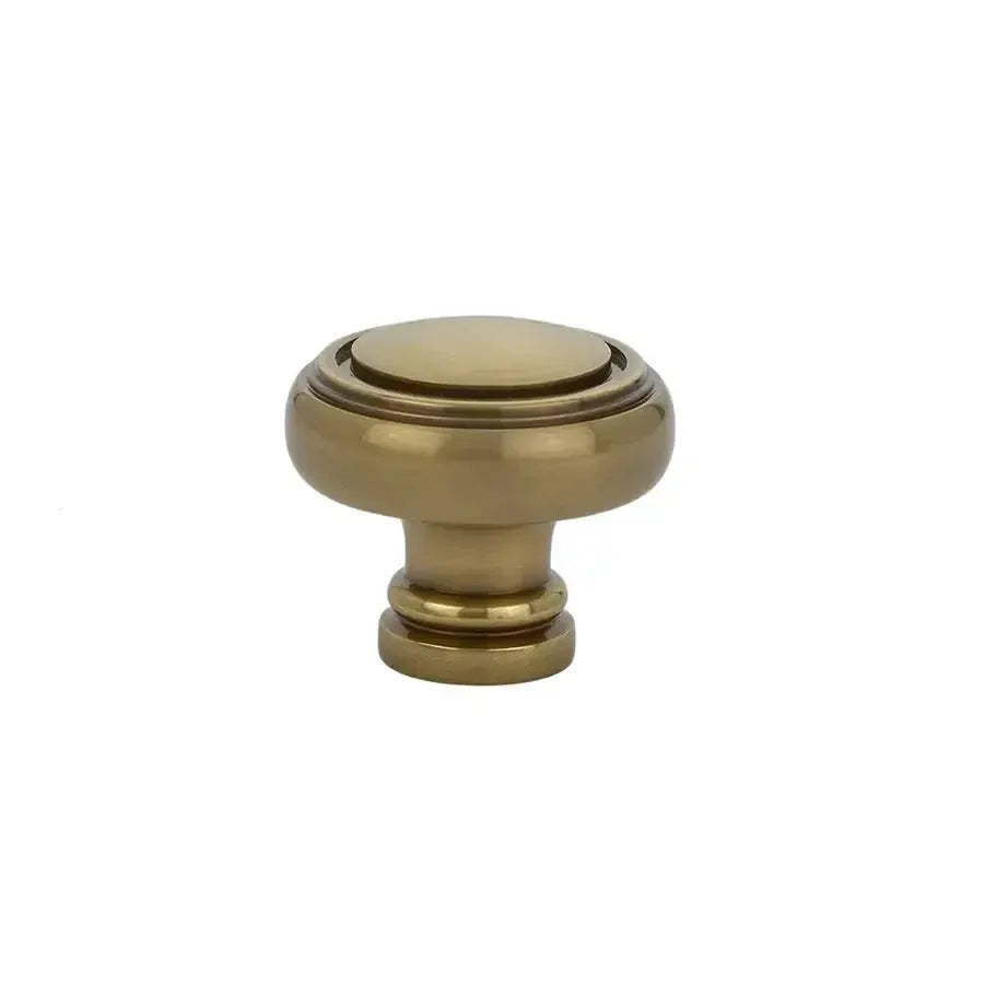 Emtek Perilla de Gabinete Norwich, 1-1/4" — Latón Francés Antiguo