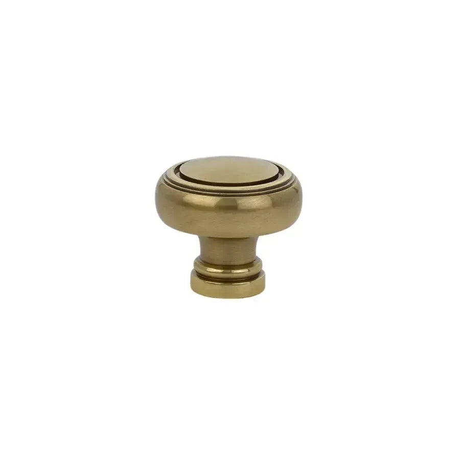 Emtek Perilla de Gabinete Norwich, 1-1/4" — Latón Francés Antiguo