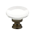 Emtek Perilla Providence de Vidrio — Bronce Aceitado