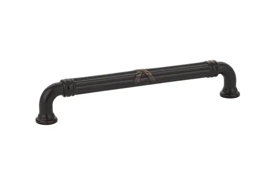 Emtek Jaladera Ribbon Reed Estate — Bronce Aceitado