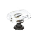 Emtek Perilla Windsor de Vidrio, 1-1/4" — Bronce Aceitado