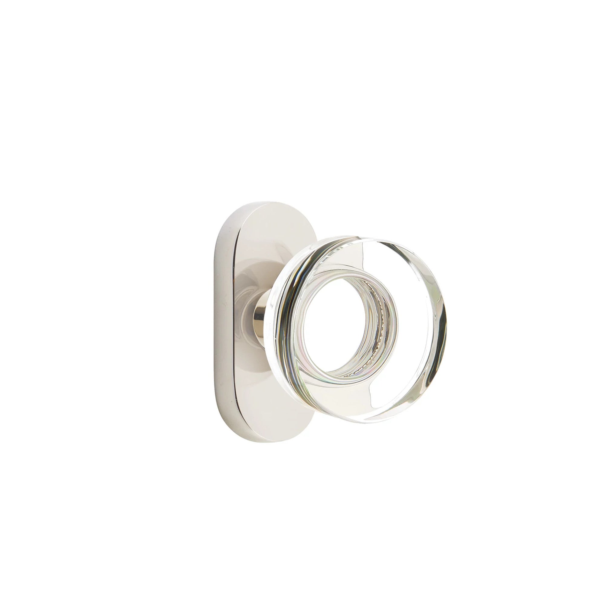 Níquel Pulido · 1-1/2" x3" Oval Rosette