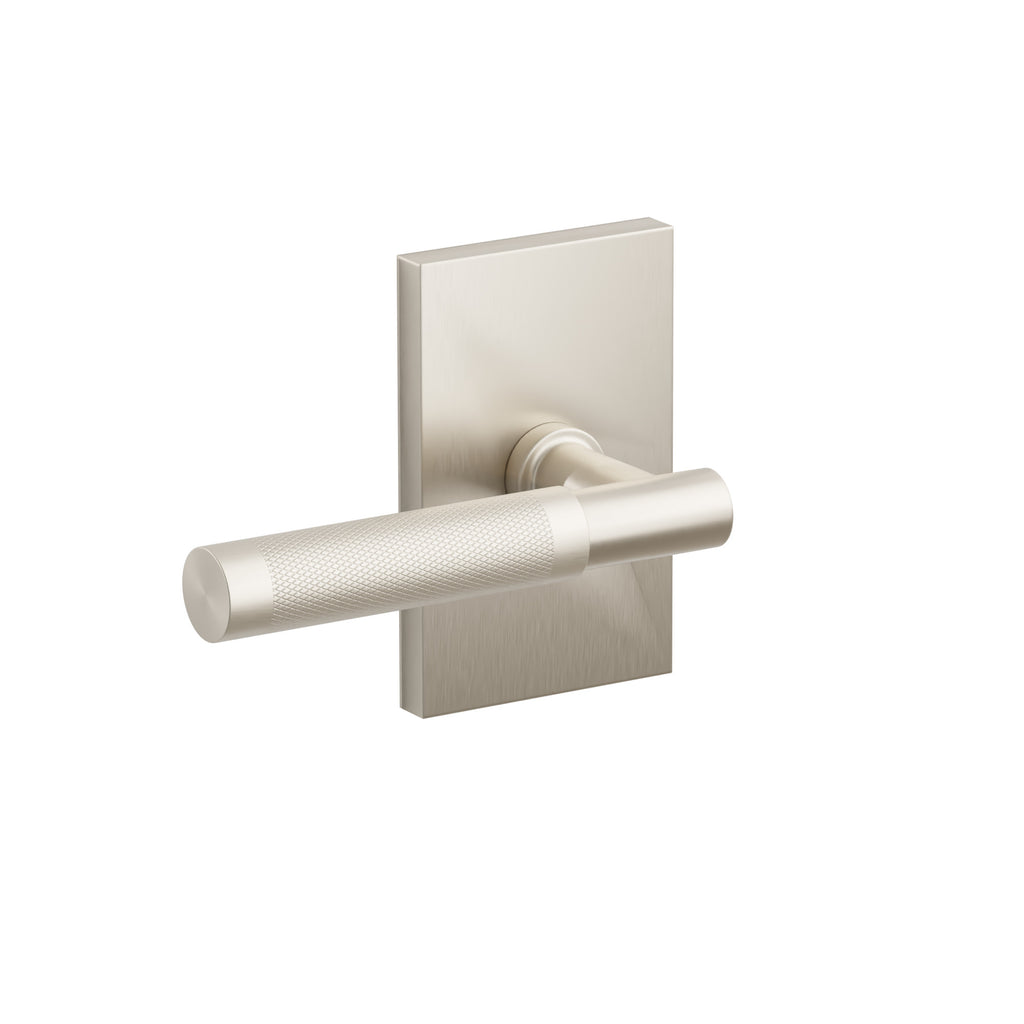 Níquel Satinado · Modern Rectangular Rosette