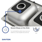 Elkay Tarja Dayton® Acero Inoxidable 14-1/2" x 12-1/2" x 6-1/2" de Un Tazón de Bar Bajo Cubierta — ambiente de cocina