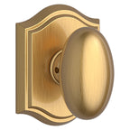 Baldwin Hardware Reserve Perilla Ellipse — Latón satinado Lifetime — Traditional Arch — Dummy completo