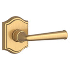 Baldwin Hardware Reserve Manija Federal — Latón satinado Lifetime — Traditional Arch — Dummy completo