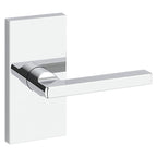 Baldwin Hardware Reserve Manija Square — Cromo pulido — Contemporary 5 — Dummy completo