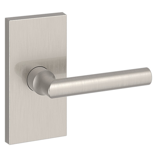 Baldwin Hardware Reserve Manija Tube — Níquel satinado — Contemporary 5 — Dummy completo
