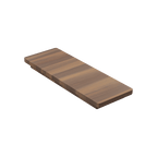Julien · Tabla de Corte de Madera Maciza para Tarja — Nogal / 6″ × 17⅜″ · tarja Fira
