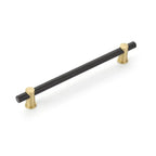 Schaub Jaladera de Barra Fonce Polish, 8" cc — Negro Mate