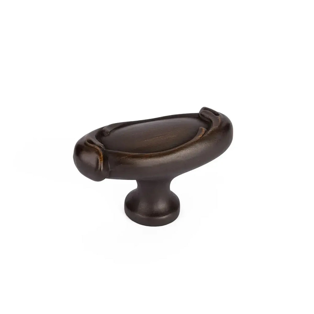 Schaub Perilla Farm Ovalada, 1-7/8" — Bronce Antiguo