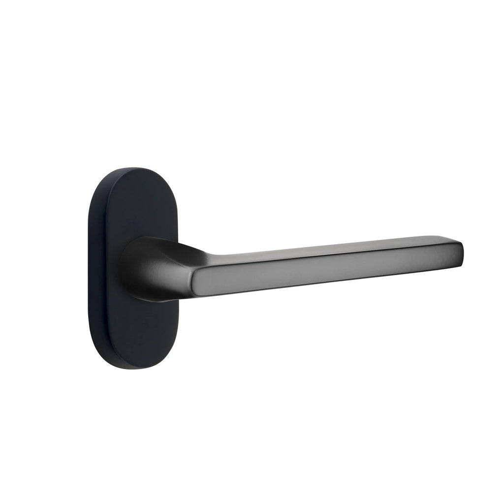 Negro Mate · 1-1/2" x3" Oval Rosette