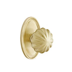 Latón Satinado · Oval Rosette