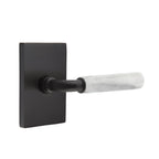 Negro Mate · Modern Rectangular Rosette