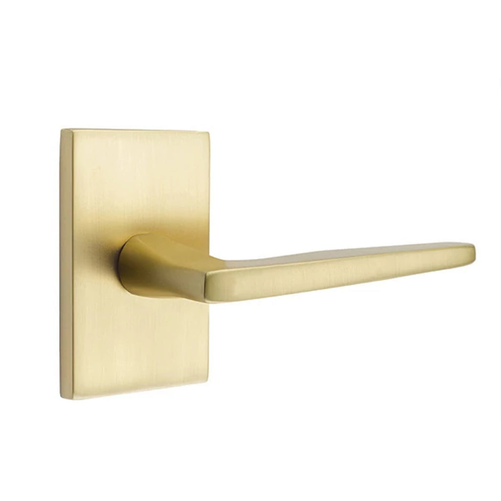 Latón Satinado · Modern Rectangular Rosette