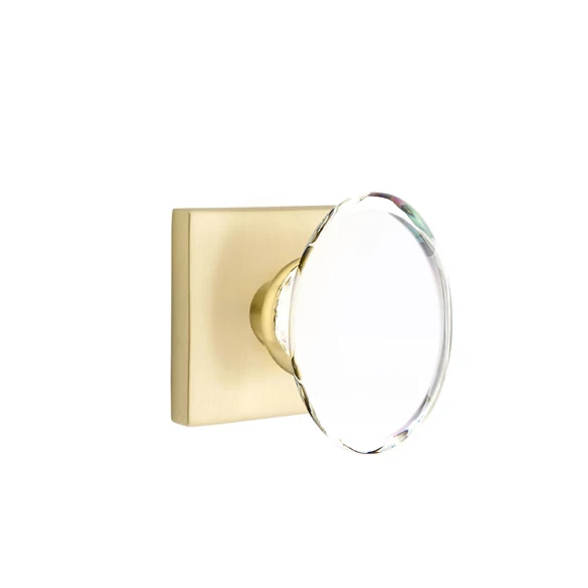 Latón Satinado · Square Rosette