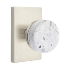 Níquel Satinado · Modern Rectangular Rosette