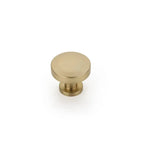 Schaub Perilla Heathrow Redonda, 1-1/4" — Latón Satinado Signature