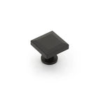 Schaub Perilla Heathrow Cuadrada, 1-1/4" — Negro Mate