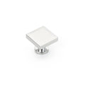 Schaub Perilla Heathrow Cuadrada, 1-1/4" — Cromo Pulido