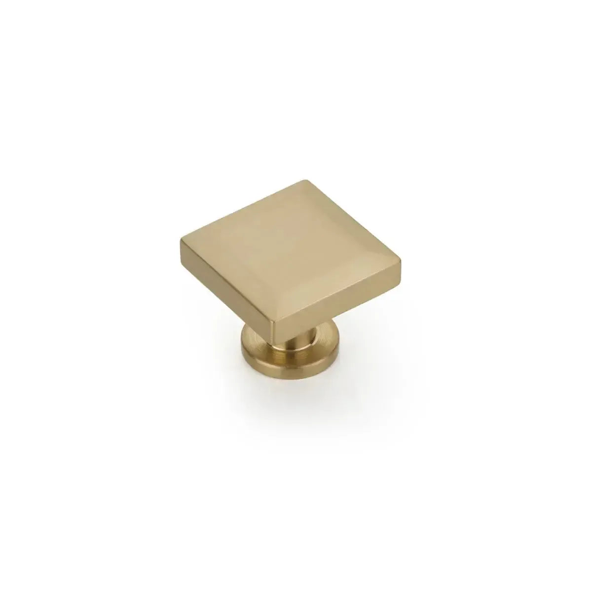 Schaub Perilla Heathrow Cuadrada, 1-1/4" — Latón Satinado Signature