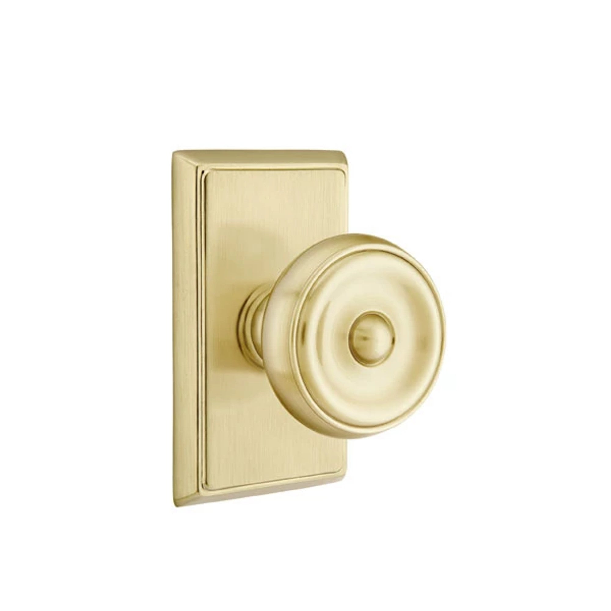 Latón Satinado · Rectangular Rosette