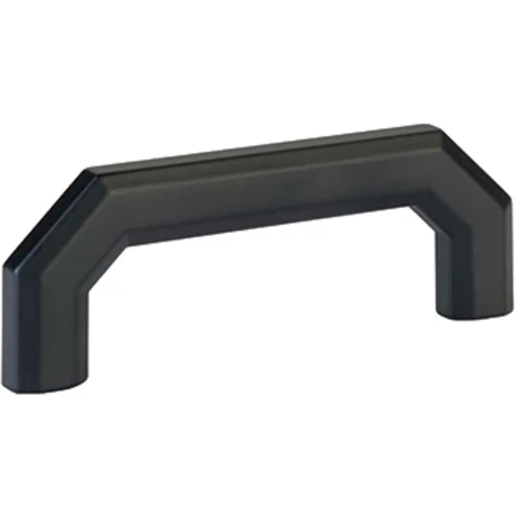 Emtek Jaladera de Gabinete Riviera — Negro Mate