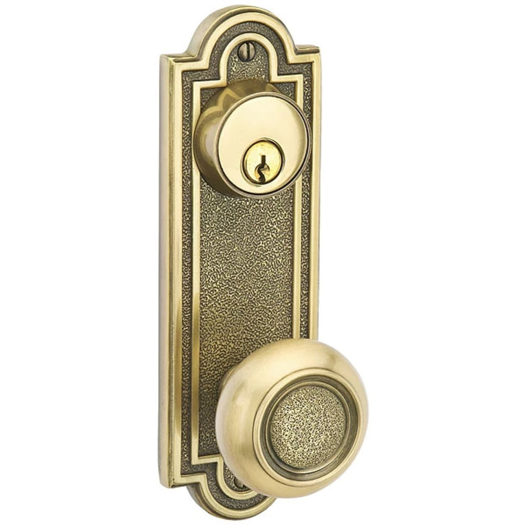 Emtek Chapa Lateral con Llave — Belmont 3-5/8"