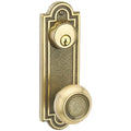 Emtek Chapa Lateral con Llave — Belmont 3-5/8"