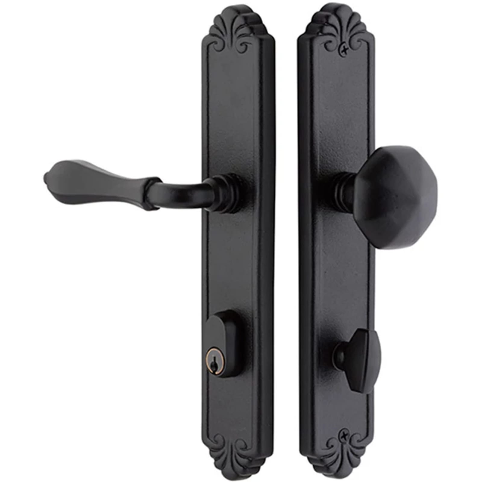 Emtek Stretto — Tuscany Bronze Style Keyed Stretto 2" x 10-1/2"