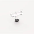 Emtek Perilla Moderna de Vidrio, 2-1/8" — Bronce Aceitado