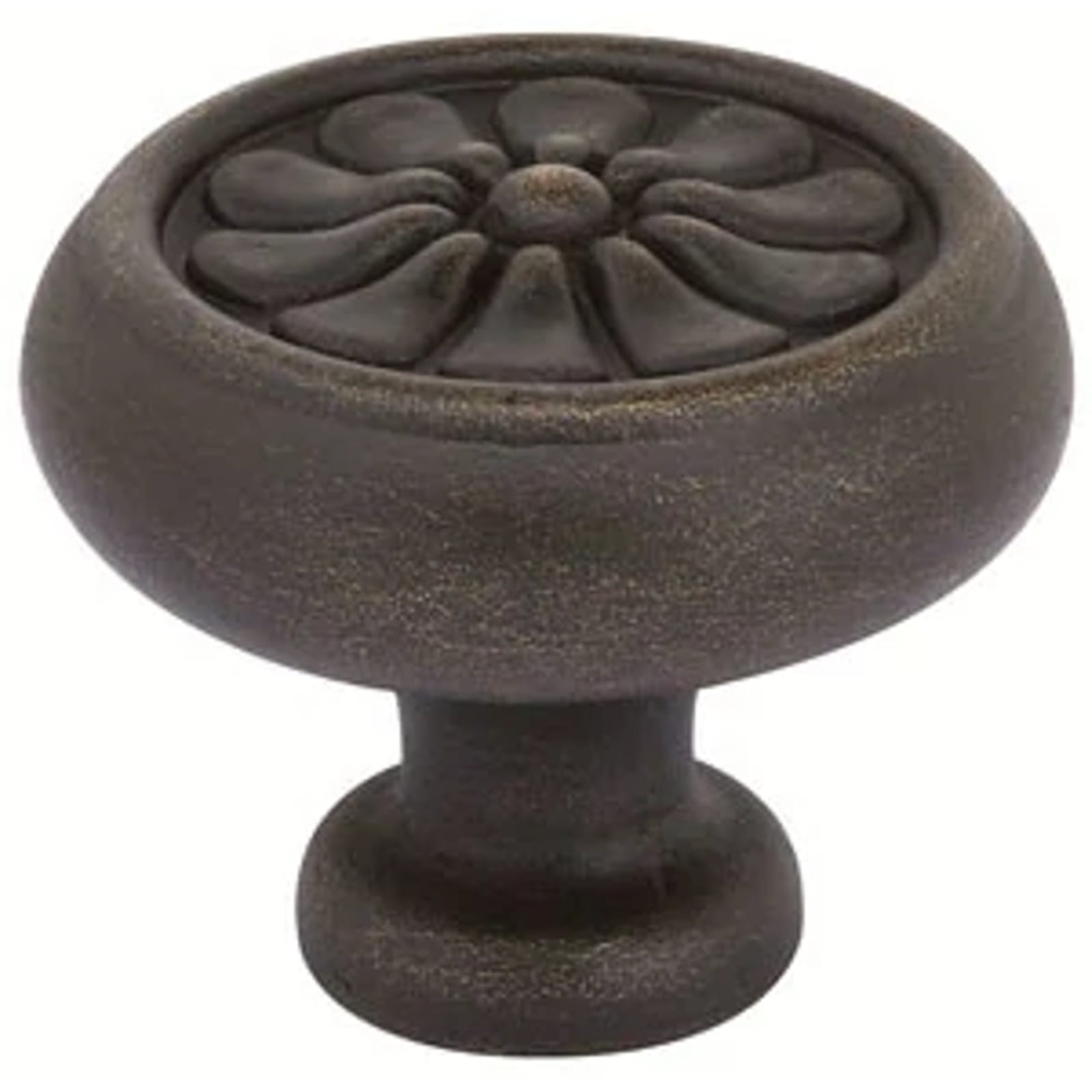 Emtek Perilla de Gabinete Tuscany Petal Call — Bronce