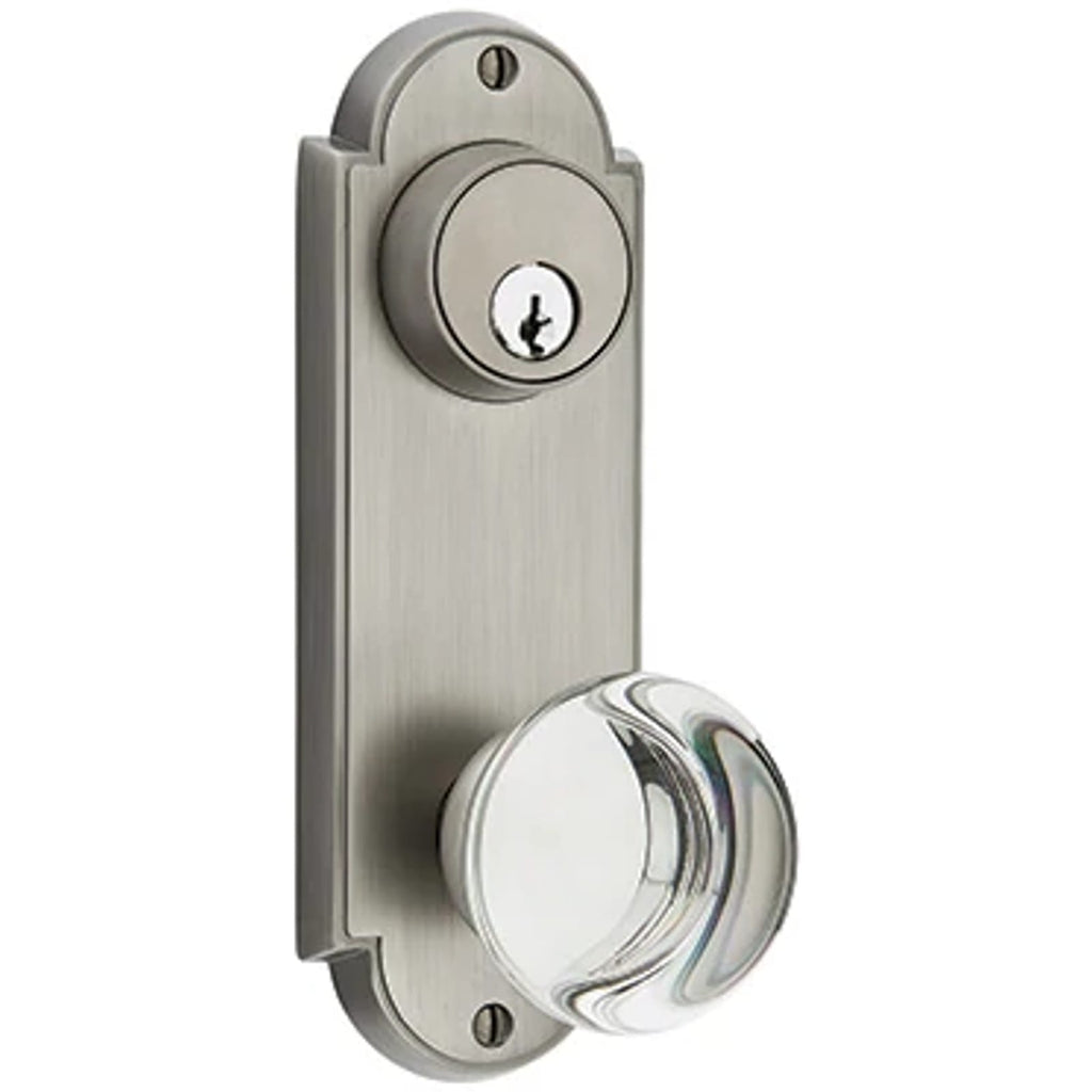 Emtek Chapa Lateral con Llave — Delaware 3-5/8"