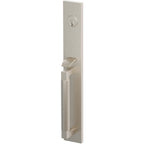 Emtek Juego de Entrada — Select Full Length Tubular Smooth — Níquel Satinado