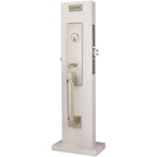 Emtek Juego de Entrada — Hercules Knurled Monolithic Mortise