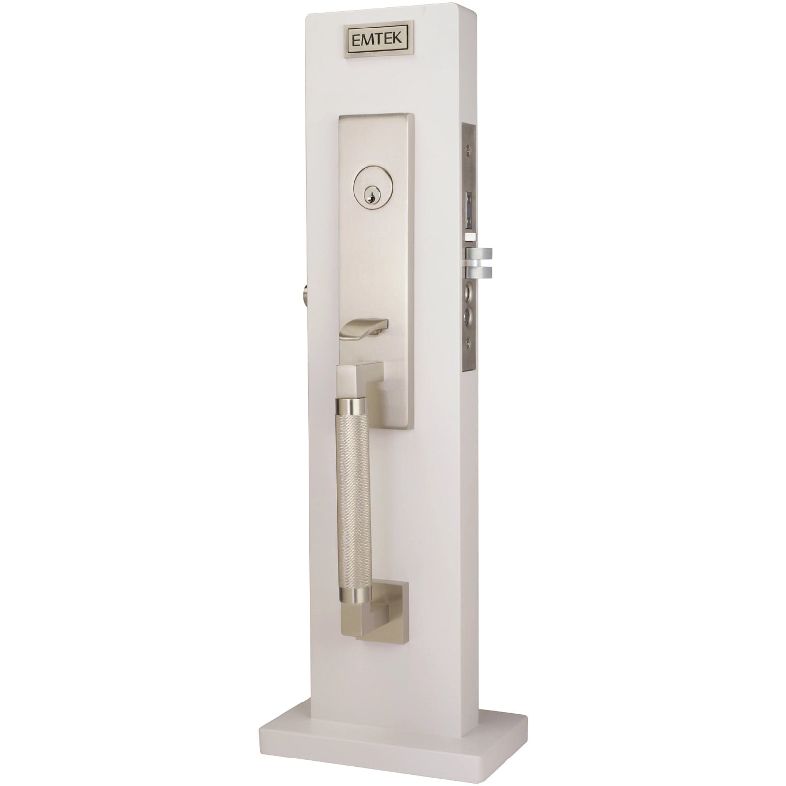 Emtek Juego de Entrada — Hercules Knurled Monolithic Mortise