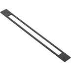 Emtek Jaladera de Gabinete Backplate C-to-C Moderna — Negro Mate