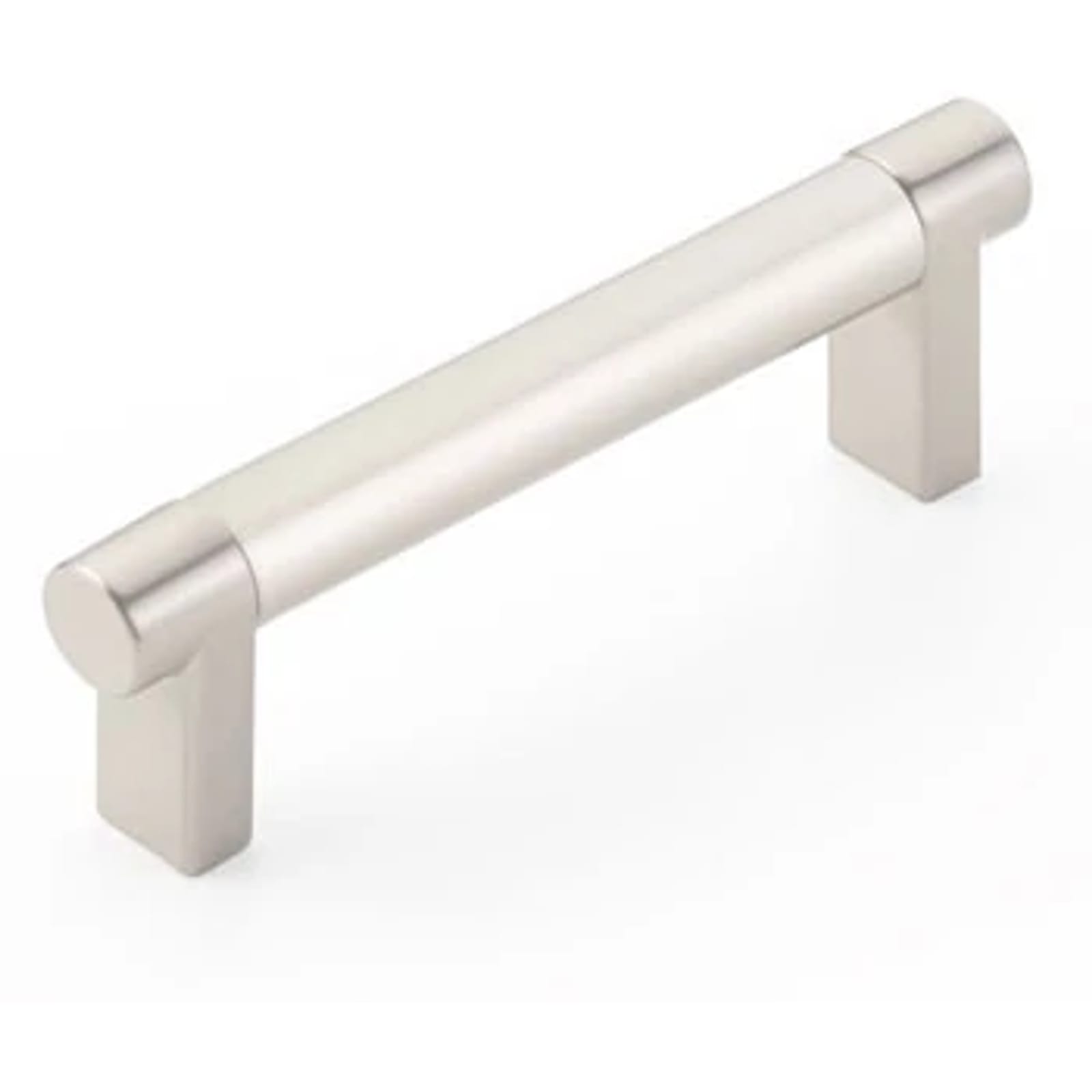Emtek SELECT Jaladera Rectangular Lisa — Níquel Satinado