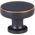 Emtek Perilla de Gabinete Paxton, 1-1/4" — Bronce Aceitado