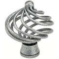 Emtek Perilla de Gabinete Wrought Steel Flanders Call — Estándar