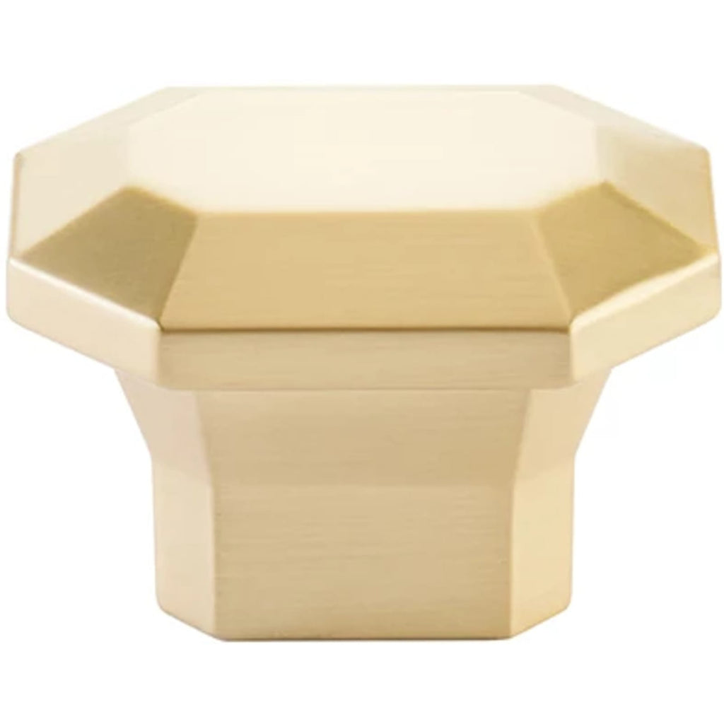 Emtek Perilla de Gabinete Riviera Rectangular, 2" — Latón Satinado